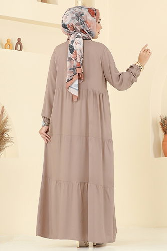 moda selvim Dress 5010ERK1158 Vision - Thumbnail