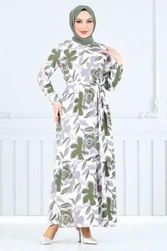 MRV U.Z. - الفستان أخضر 5010UZ1029-M