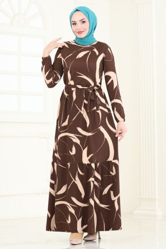 Dress 5010UZ662 Brown 