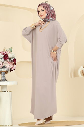 moda selvim Dress 5011ERK1158 Vision - Thumbnail