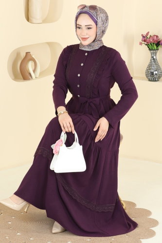 B.M.R. - الفستان أرجواني 5013BM387