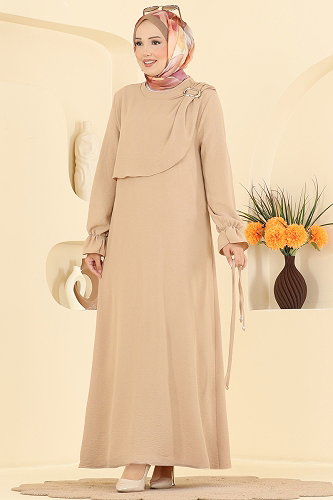 moda selvim Dress 5014BM387 Vision - Thumbnail