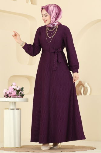 E.R.K. - Dress 5015ERK1158 Damson