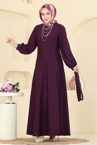 moda selvim الفستان توتي 5015ERK1158 - Thumbnail