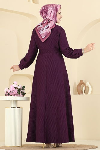 moda selvim الفستان توتي 5015ERK1158 - Thumbnail