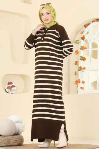 O.Z.N. - Dress 502OZN1046 Brown