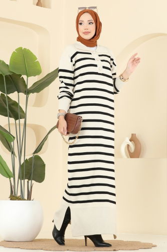 O.Z.N. - Dress 502OZN1046 Ecru