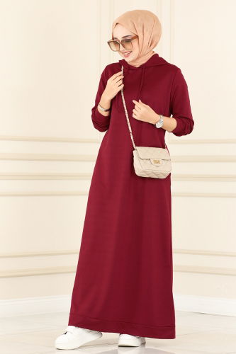 U.Z. - Dress 5042UZ662 Burgundy