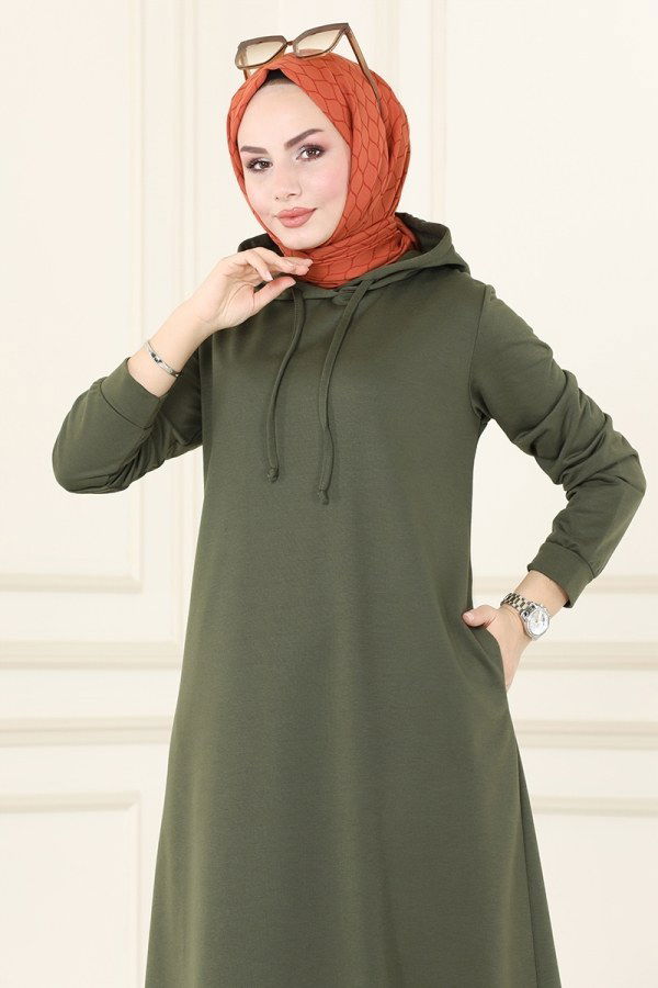 Dress 5042UZ662 Khaki - 3