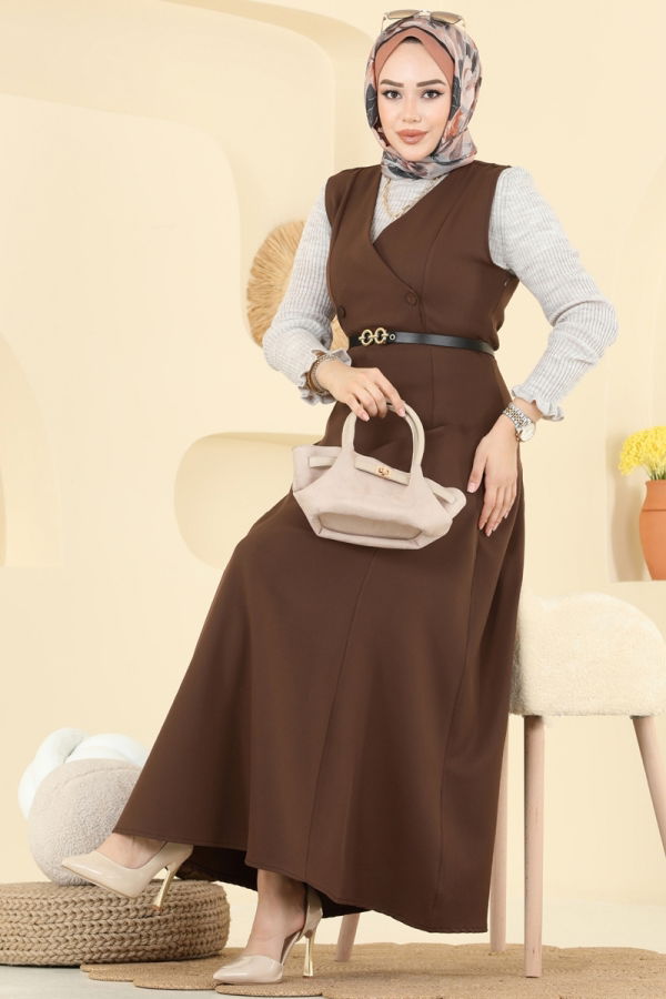 Modaselvim Jile DRESS 5095ERK1158 Brown