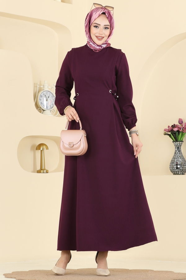 Modaselvim Dress Dress 5110ERK1158 Damson