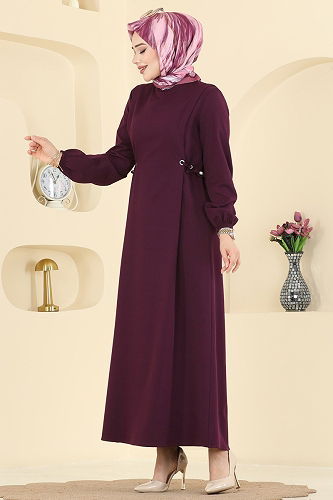 moda selvim الفستان توتي 5110ERK1158 - Thumbnail