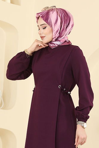 moda selvim الفستان توتي 5110ERK1158 - Thumbnail