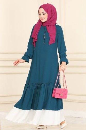 A.L. - Dress 5155AL357 Petroleum