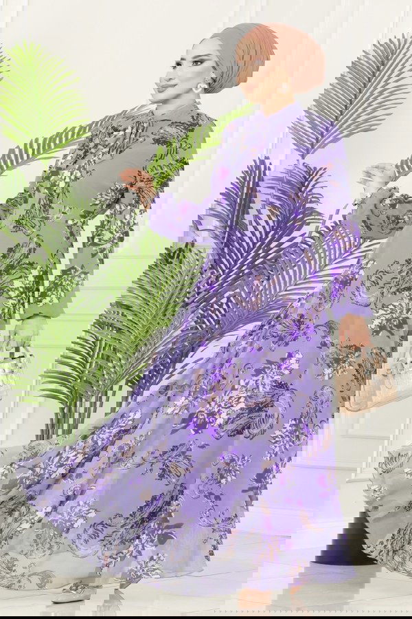 Modaselvim NET 20%+20% DISCOUNT IN THE CARD Dress 5188AL357 Lilac