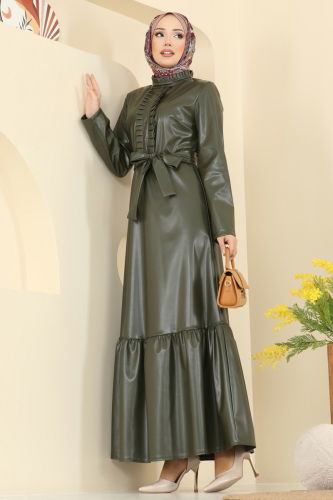 A.L. - Dress 5285AL357 Khaki