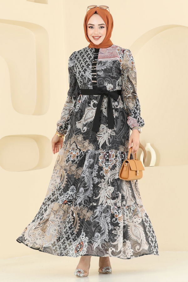 Modaselvim NET 20%+20% DISCOUNT IN THE CARD Dress 5297AL357 Black