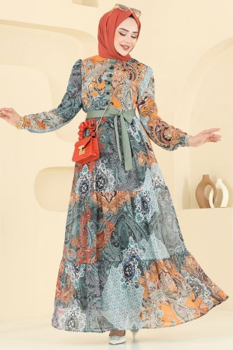 A.L. - Dress 5297AL357 Khaki