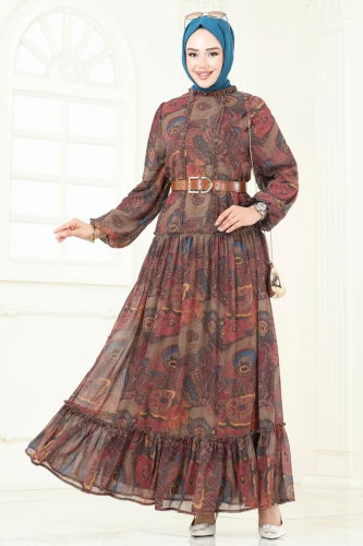 A.L. - Dress 5307AL357 Brown