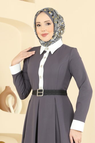 A.L. - Dress 5351AL357 Anthracite