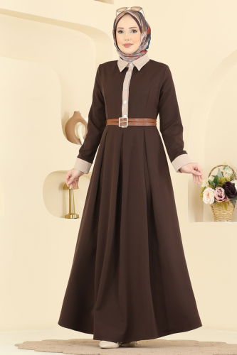 A.L. - Dress 5351AL357 Brown