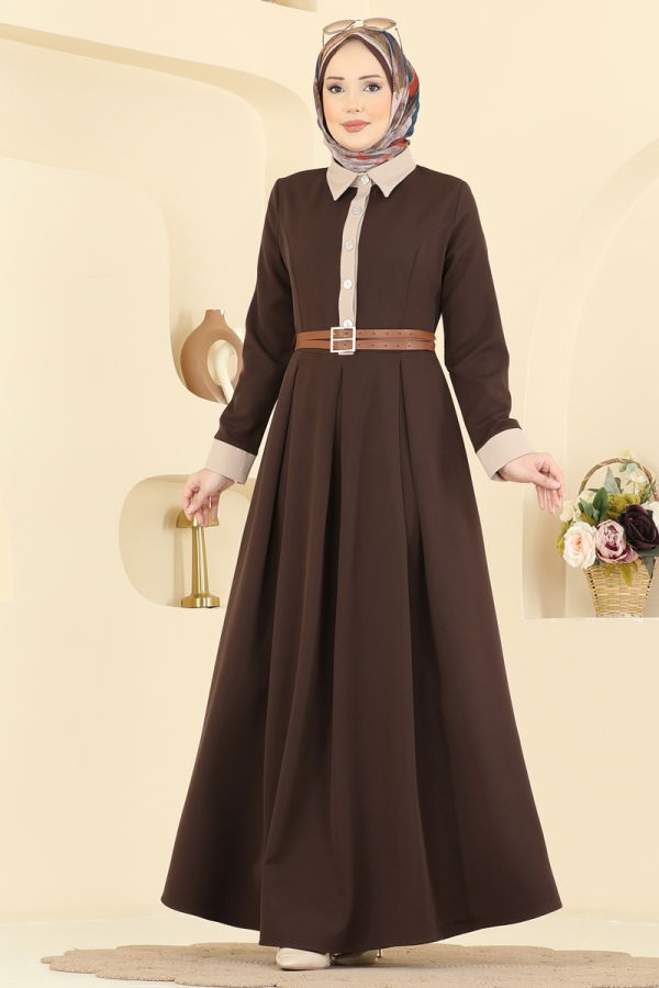 Modaselvim Dress Dress 5351AL357 Brown