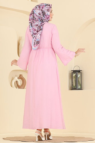 moda selvim الفستان زهر 5428NFC1010 - Thumbnail