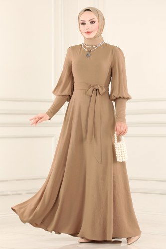 moda selvim Dress 5512AB368 Dark Vision - Thumbnail