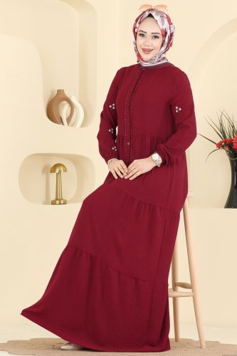 Z.N.N. - Dress 5572ZNN863 Burgundy