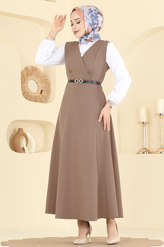 moda selvim DRESS 5574ZNNK1102 Vision - Thumbnail