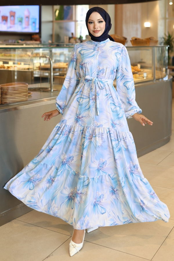 Modaselvim Dress Dress 560BRZK1151 Blue
