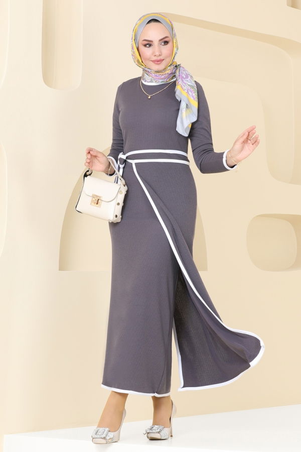 Modaselvim Dress Dress 5626EDF311 Anthracite