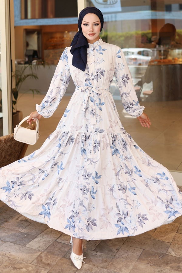 Modaselvim الفساتين الفستان أزرق 562BRZK1151