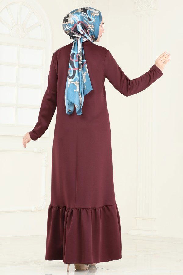 Dress 5635EDF311 Burgundy - 4