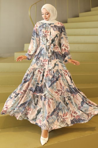 B.R.Z.K. - Dress 565BRZK1151 Pattern1 Powder