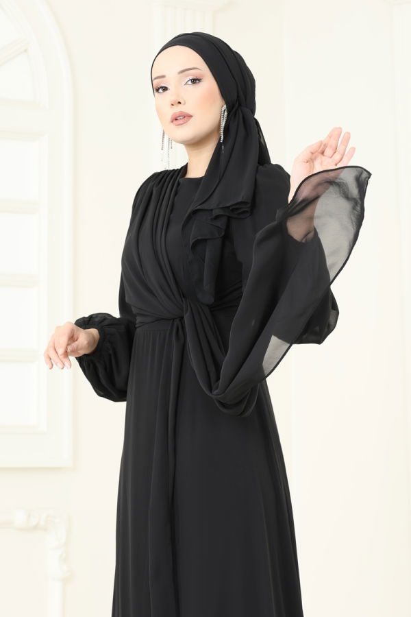 Modaselvim الفساتين الفستان أسود 5728EDF311