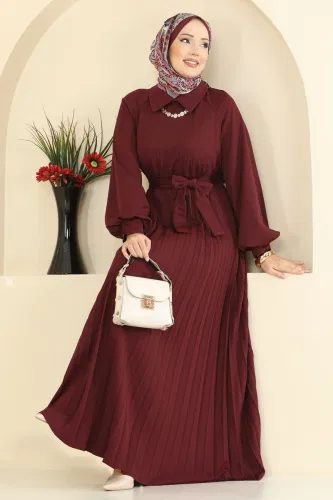 E.D.F. - Dress 5733EDF311 Burgundy