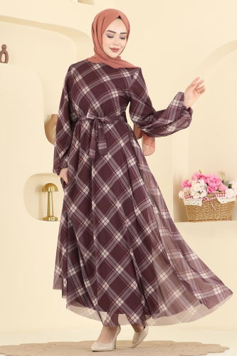 E.D.F. - Dress 5740EDF311 Damson