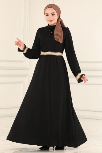 B.İ.S.S.K. - Dress 5852BSK463 Black