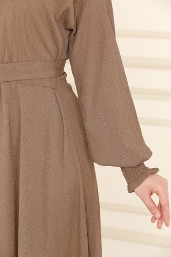 moda selvim 5856BSK463 فيزيون فستان - Thumbnail