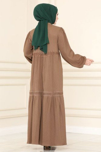 moda selvim Dress 5858BSK463 Vision - Thumbnail