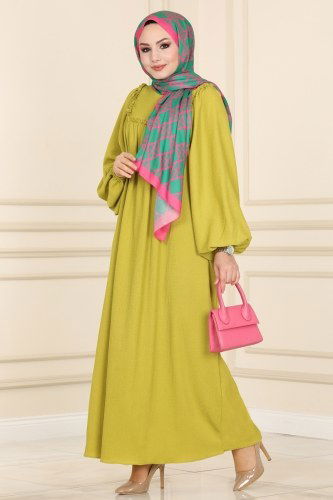 B.İ.S.S.K. - Dress 5887BSK463 Acid