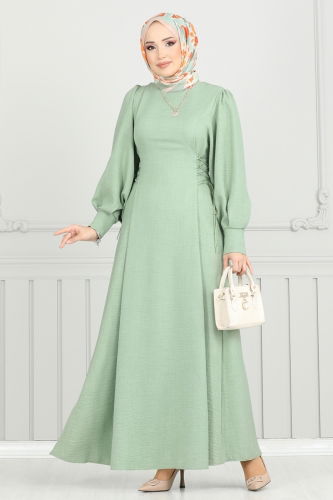 B.İ.S.S.K. - Dress 5962BSK463 Almond Green