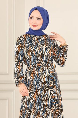 moda selvim 6001ADK807 نمط1 فستان - Thumbnail