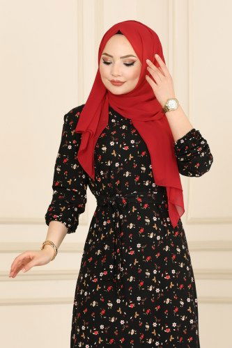 moda selvim 6003ADK807 نمط3 فستان - Thumbnail