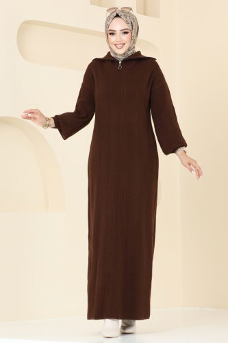 K.L.N. - Dress 6009KLN570 Brown