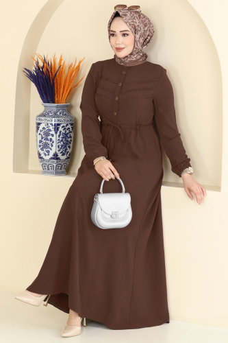 O.R.G. - Dress 6147ORG1169 Dark Brown