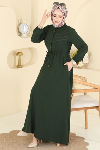 O.R.G. - Dress 6147ORG1169 Dark Khaki
