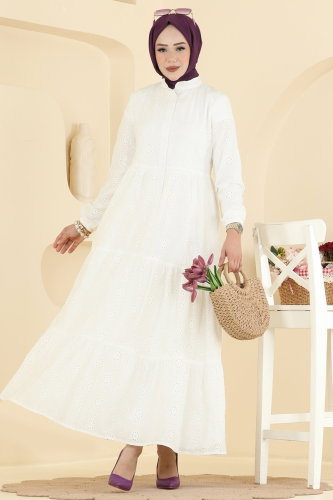 O.R.G. - Dress 6163ORG1169 Ecru