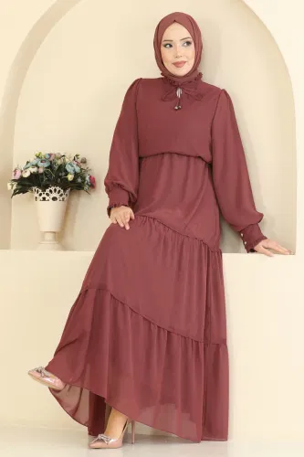 B.İ.S.S.K. - Dress 6268BSK463 Copper